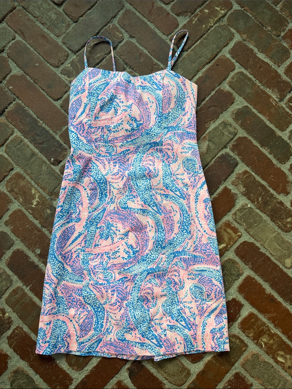 Lilly Pulitzer Shelli Stretch Alligator Print Dress